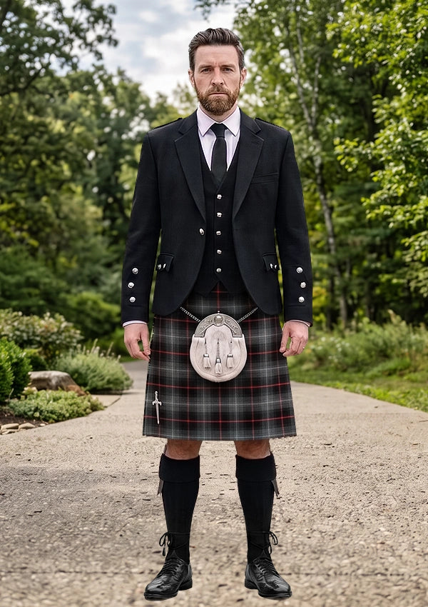 Traditional_Nike_Golf_Dark_Tartan_10569_Kilt_and_Argyle_Jacket_Kilt_Outfit_front_image