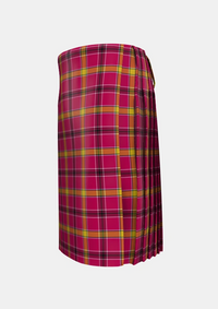 Traditional_OMeehan_Tartan_5902_kilt_left_image_with_pleated_design_and_adjustable_buckles_for_men