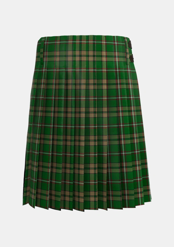 Traditional_ONeill_Tartan_2663_kilt_back_image_with_pleated_design_and_adjustable_buckles_for_men