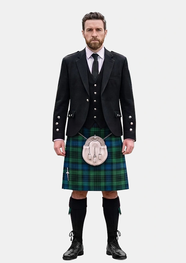 Traditional_O_Connor_Tartan_2217_Kilt_and_Argyle_Jacket_Kilt_Outfits_front_image