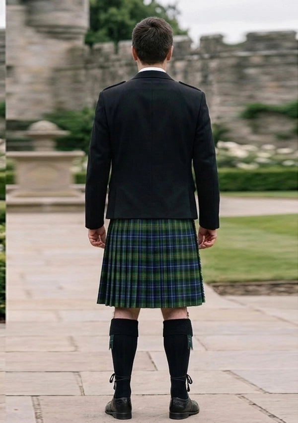Traditional_O_Doherty_Tartan_10566_Kilt_and_Argyle_Jacket_Kilt_Outfit_back_image