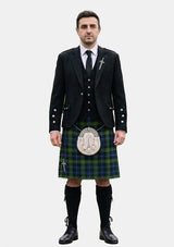 Traditional_O_Doherty_Tartan_10566_Kilt_and_Argyle_Jacket_Kilt_Outfits_front_image
