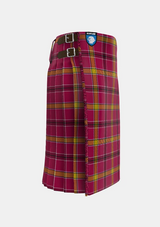 Traditional_O_Meehan_Tartan_kilt_right_image_with_pleated_design_and_adjustable_buckles_for_men