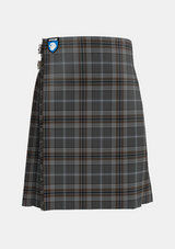 Traditional_Oban_Mist_Tartan_kilt_11010_front_image_with_pleated_design_and_adjustable_buckles_for_men
