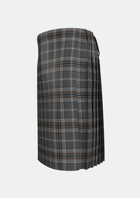 Traditional_Oban_Mist_Tartan_kilt_11010_left_image_with_pleated_design_and_adjustable_buckles_for_men