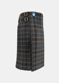 Traditional_Oban_Mist_Tartan_kilt_11010_right_image_with_pleated_design_and_adjustable_buckles_for_men