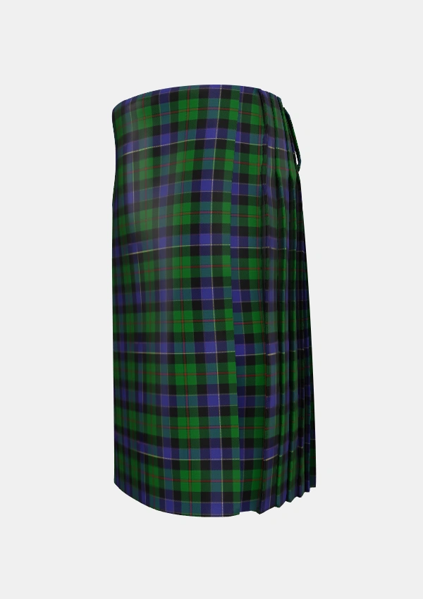 Traditional_Ogilvie_of_Inverarity_VS_2_Tartan_666_kilt_left_image_with_pleated_design_and_adjustable_buckles_for_men