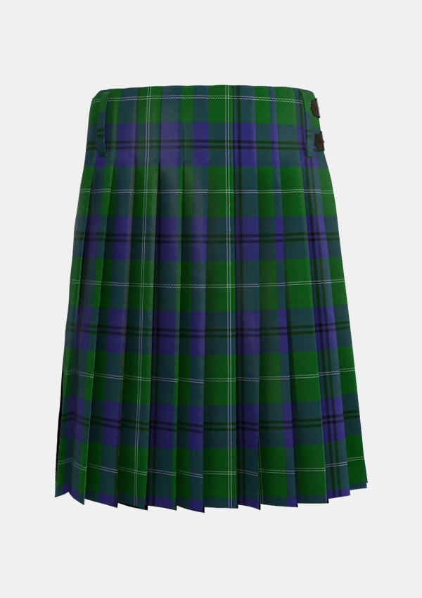 Traditional_Oliphant_2_Tartan_242_kilt_back_image_with_pleated_design_and_adjustable_buckles_for_men
