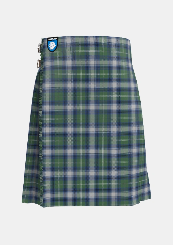 Traditional_Oliphant_Dress_Tartan_10227_kilt_front_image_with_pleated_design_and_adjustable_buckles_for_men