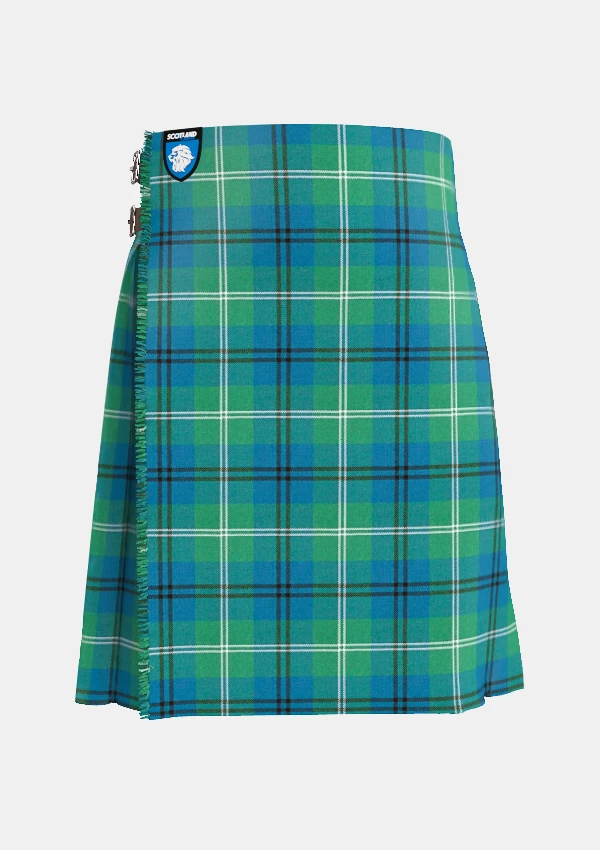 Traditional_Oliphant_tartan_242_kilt_front_image_with_pleated_design_and_adjustable_buckles_for_men