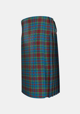 Traditional_Orkney_tartan_2681_kilt_left_image_with_pleated_design_and_adjustable_buckles_for_men