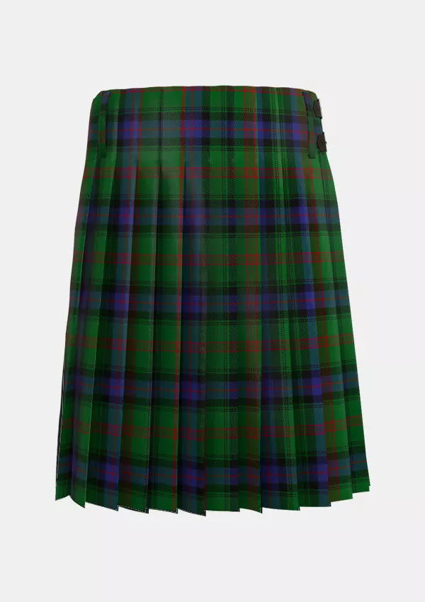 Traditional_Park_Tartan_2387_kilt_back_image_with_pleated_design_and_adjustable_buckles_for_men