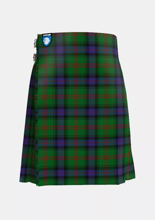 Traditional_Park_Tartan_2387_kilt_front_image_with_pleated_design_and_adjustable_buckles_for_men