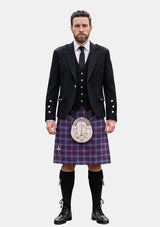 Traditional_Parker_Tartan_6445_Kilt_and_Argyle_Jacket_Kilt_Outfits_front_image