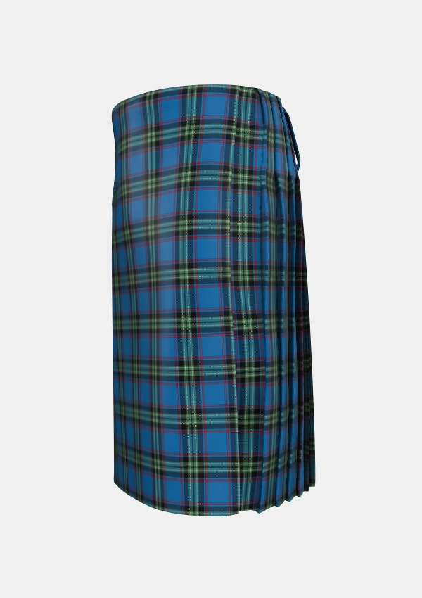 Traditional_Parr_Tartan_439_kilt_left_image_with_pleated_design_and_adjustable_buckles_for_men
