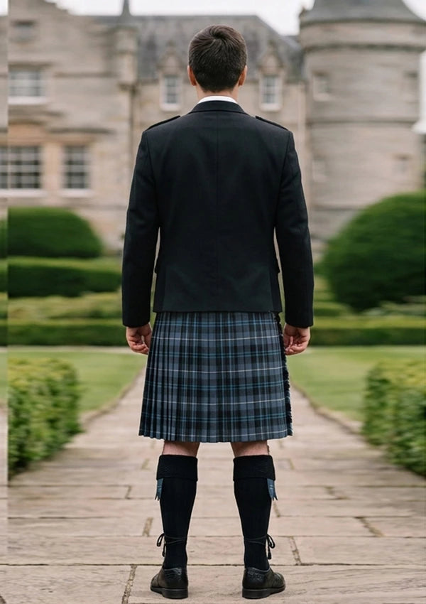Traditional_Patriot_Ancient_tartan_7343_Kilt_and_Argyle_Jacket_Kilt_Outfit_back_image