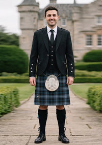 Traditional_Patriot_Ancient_tartan_7343_Kilt_and_Argyle_Jacket_Kilt_Outfit_front_image