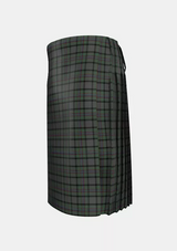 Traditional_Patterson_Robert_Family_Tartan_14997_kilt_left_image_with_pleated_design_and_adjustable_buckles_for_men