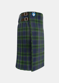 Traditional_Patterson_William_John_Magee_Tartan_kilt_right_image_with_pleated_design_and_adjustable_buckles_for_men