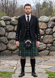 Traditional_Peebles_Beltane_Centenary_Tartan_Kilt_and_Argyle_Jacket_Kilt_Outfit_front_image