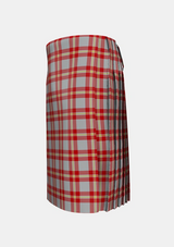 Traditional_Perry_Arisaid_Personal_Tartan_1304_kilt_left_image_with_pleated_design_and_adjustable_buckles_for_men