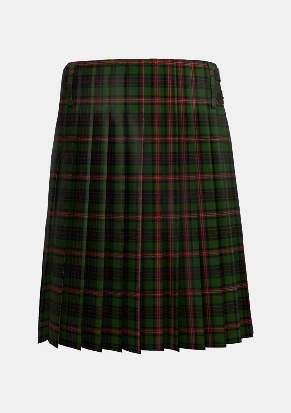 Traditional_Pilette_of_Kinnear_Personal_Tartan_5504_kilt_back_image_with_pleated_design_and_adjustable_buckles_for_men