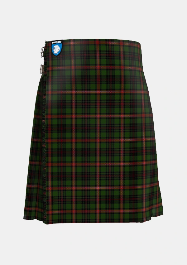 Traditional_Pilette_of_Kinnear_Personal_Tartan_5504_kilt_front_image_with_pleated_design_and_adjustable_buckles_for_men
