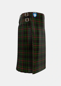 Traditional_Pilette_of_Kinnear_Personal_Tartan_5504_kilt_right_image_with_pleated_design_and_adjustable_buckles_for_men