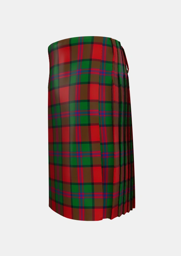Traditional_Plummer_Personal_Tartan_5947_kilt_left_image_with_pleated_design_and_adjustable_buckles_for_men