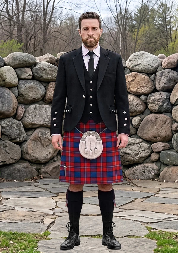 Traditional_Porsche_Bank_Austria_Tartan_Kilt_and_Argyle_Jacket_Kilt_Outfit_front_image
