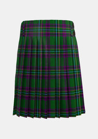 Traditional_Powell_Tartan_kilt_11787_back_image_with_pleated_design_and_adjustable_buckles_for_men