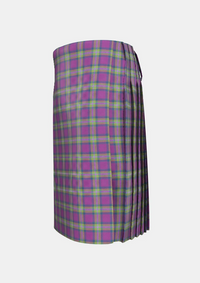 Traditional_Pride_of_Dornoch_Tartan_kilt_left_image_with_pleated_design_and_adjustable_buckles_for_men