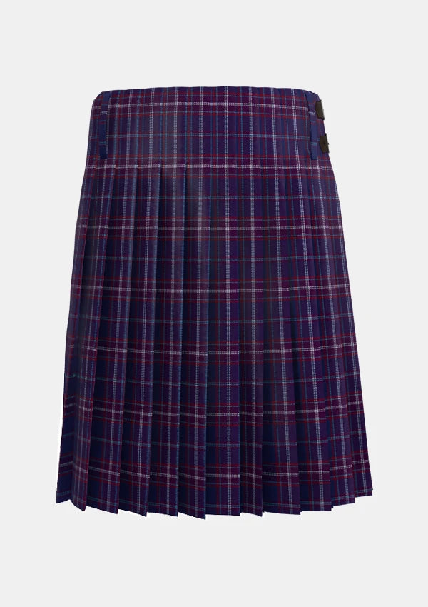 Traditional_Pride_of_Fife_Tartan_kilt_3123_back_image_with_pleated_design_and_adjustable_buckles_for_men
