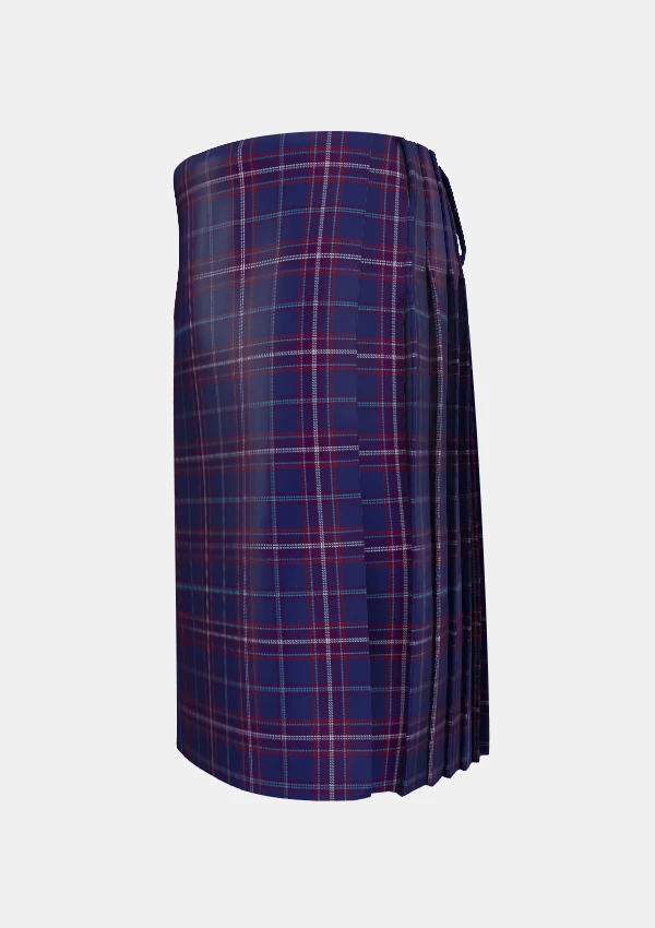 Traditional_Pride_of_Fife_Tartan_kilt_3123_left_image_with_pleated_design_and_adjustable_buckles_for_men