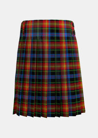 Traditional_Pride_of_LGBT_Tartan_kilt_11871_back_image_with_pleated_design_and_adjustable_buckles_for_men
