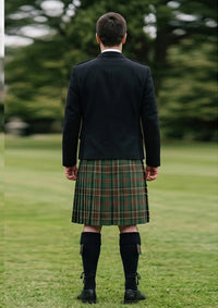 Traditional_Prince_of_Wales_tartan_3306_Kilt_and_Argyle_Jacket_Kilt_Outfit_back_image