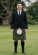 Traditional_Prince_of_Wales_tartan_3306_Kilt_and_Argyle_Jacket_Kilt_Outfit_front_image