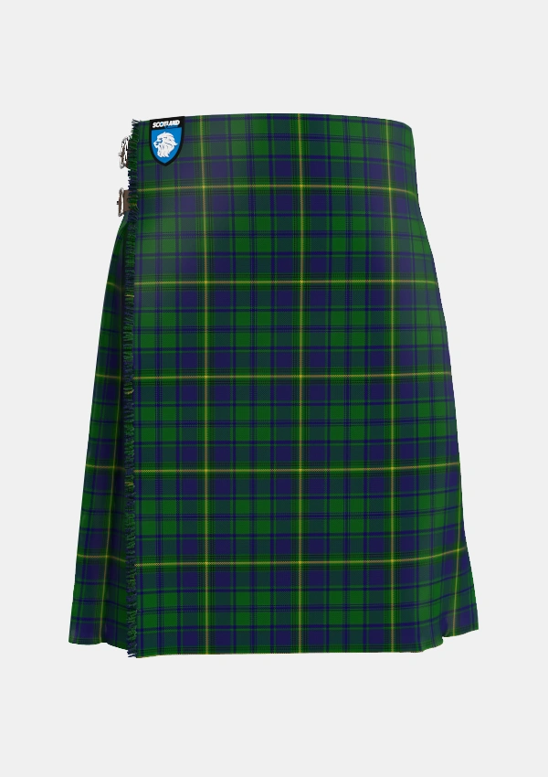Traditional_Princess_Beatrice_Hunting_Tartan_545_kilt_front_image_with_pleated_design_and_adjustable_buckles_for_men