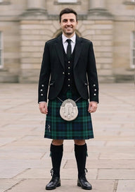 Traditional_Pringle_Tartan_2816_Kilt_and_Argyle_Jacket_Kilt_Outfit_front_image
