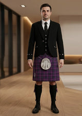 Traditional_Purple_Tartan_Kilt_and_Argyle_Jacket_Kilt_Outfit_front_image