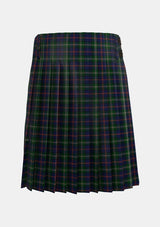 Traditional_Purves_Tartan_kilt_11173_back_image_with_pleated_design_and_adjustable_buckles_for_men