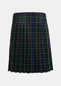Traditional_Purves_Tartan_kilt_11173_back_image_with_pleated_design_and_adjustable_buckles_for_men