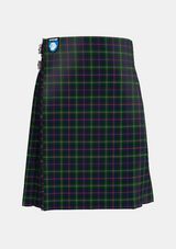 Traditional_Purves_Tartan_kilt_11173_front_image_with_pleated_design_and_adjustable_buckles_for_men