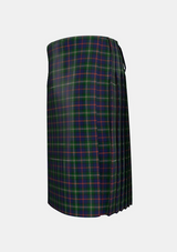 Traditional_Purves_Tartan_kilt_11173_left_image_with_pleated_design_and_adjustable_buckles_for_men