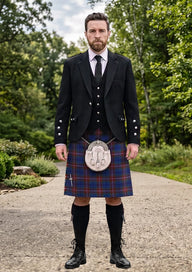 Traditional_Rabbie_Burns_Tartan_6318_Kilt_and_Argyle_Jacket_Kilt_Outfit_front_image