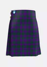 Traditional_Rae_Tartan_100_kilt_front_image_with_pleated_design_and_adjustable_buckles_for_men