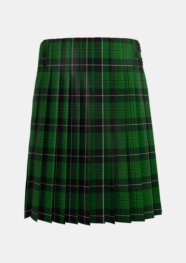 Traditional_Raeside_Tartan_6633_kilt_back_image_with_pleated_design_and_adjustable_buckles_for_men