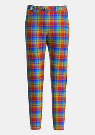 Rainbow Tartan Trouser