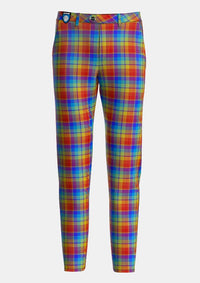 Rainbow Tartan Trouser