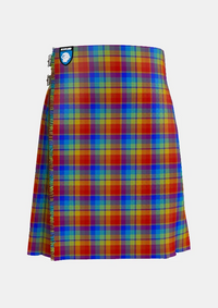 Traditional_Rainbow_tartan_front_image_with_pleated_design_and_adjustable_buckles_for_men